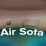 Luxury Inflatable Air Sofa 03 Chair with 3 in 1 Automatic Pump 155&times;110&times;65cm Portable Foldable Lounge for Indoor & Outdoor Relaxation - Image 10