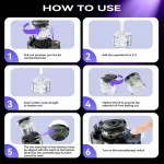 Toby&rsquo;s CC-18 5 in 1 Retractable Car Charger with Aromatherapy & Star Light Projection 45W Fast Charge, Dual Output, 180&deg; Adjustable - Image 14