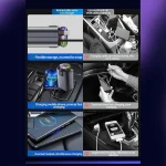Toby&rsquo;s CC-18 5 in 1 Retractable Car Charger with Aromatherapy & Star Light Projection 45W Fast Charge, Dual Output, 180&deg; Adjustable - Image 15