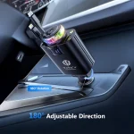 Toby&rsquo;s CC-18 5 in 1 Retractable Car Charger with Aromatherapy & Star Light Projection 45W Fast Charge, Dual Output, 180&deg; Adjustable - Image 9