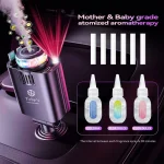 Toby&rsquo;s CC-18 5 in 1 Retractable Car Charger with Aromatherapy & Star Light Projection 45W Fast Charge, Dual Output, 180&deg; Adjustable - Image 10