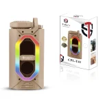 Toby&rsquo;s CPL-T41 Portable Bluetooth Speaker with RGB Light & Adjustable LED Lamp Waterproof Outdoor Wireless Speaker for Camping, Gatherings & Home Use