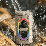 Toby&rsquo;s CPL-T41 Portable Bluetooth Speaker with RGB Light & Adjustable LED Lamp Waterproof Outdoor Wireless Speaker for Camping, Gatherings & Home Use - Image 3
