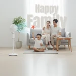 ACF-01 Smart Adjustable Standing Fan with Powerful Cooling, Multi-Angle Airflow, Ultra-Quiet Operation & Modern Minimal Design (White) - Image 2