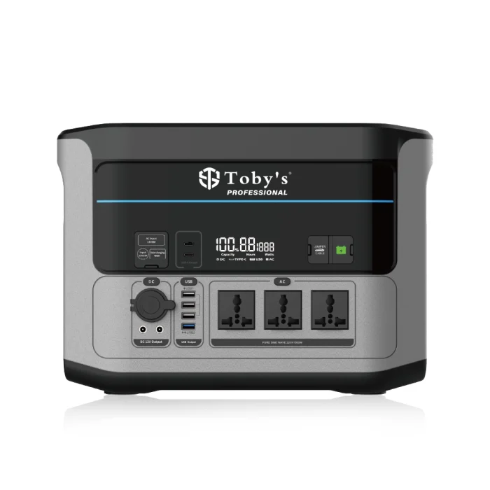 Toby&rsquo;s TBS-440A Portable Power Station 1408Wh, 1500W Pure Sine Wave, 1500W AC Fast Charging, 400W Solar Input, 12V Jump Starter - Image 13