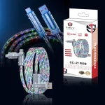 Toby&rsquo;s CC-21 RGB 65W Fast Charging Data Cable, 4-in-1 Multi Connector LED Cable, Type-C to Type-C / USB-A to Type-C / Lightning, 480Mbps Sync - Image 9