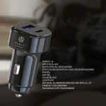 Toby&rsquo;s CC-13 Fast Car Charger 100W PD USB-C & USB Fast Charging, 12V-24V Dual Port Car Adapter with 3-in-1 Charging Cable - Image 4