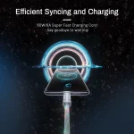 Toby&rsquo;s CC-21 RGB 65W Fast Charging Data Cable, 4-in-1 Multi Connector LED Cable, Type-C to Type-C / USB-A to Type-C / Lightning, 480Mbps Sync - Image 6