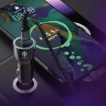 Toby&rsquo;s CC-14 200W Fast Car Charger with Type-C & USB Port, 1M Multi Charging Cable, 12-24V Universal Car Adapter - Image 5