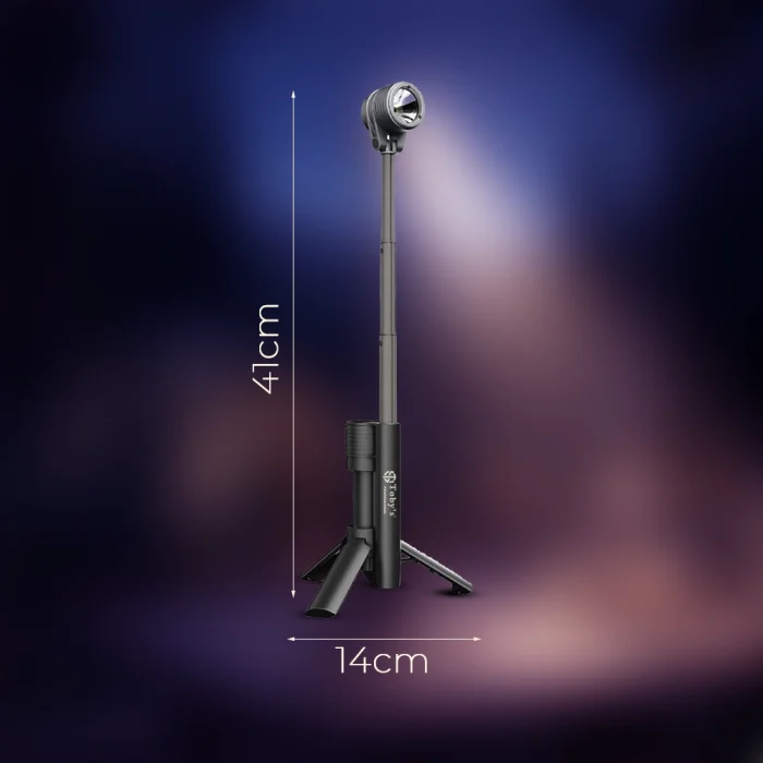 Toby&rsquo;s CPL-T28 Rechargeable Camping Light with Tripod Stand Portable LED Camping Lantern with 4500mAh Battery, 180&deg; Rotatable Head, SOS Mode & Adjustable Brightness - Image 12