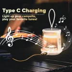 Toby's CPL-S04 Portable Camping Lantern with Bluetooth Speaker RGB Ambient LED Light, Type-C Rechargeable 1400mAh Lantern with Magnetic Base for Outdoor Camping, Emergency & Travel - Image 6