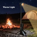 Toby’s CPL-T28 Rechargeable Camping Light with Tripod Stand Portable LED Camping Lantern with 4500mAh Battery, 180° Rotatable Head, SOS Mode & Adjustable Brightness - Image 3