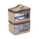 AL GHAFA Portable Double Layer Spice Jar Storage Bag with 12 Jars (350ml Each) Travel Spice Organizer Case for Camping, BBQ, Kitchen & Outdoor Cooking - Image 6