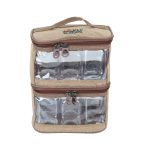 AL GHAFA Portable Double Layer Spice Jar Storage Bag with 12 Jars (350ml Each) Travel Spice Organizer Case for Camping, BBQ, Kitchen & Outdoor Cooking - Image 8