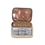 AL GHAFA Portable Camping Spice Kit with 6 Storage Jars, Travel Spice Organizer Bag, 350ml Glass Containers for BBQ, Camping, Picnic and Outdoor Cooking - Image 7