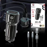 Toby&rsquo;s CC-15 150W Fast Car Charger with USB-C & USB-A Port, 1M Multi Charging Cable, 12-24V Universal Car Adapter - Image 7