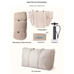 Toby's Luxury Inflatable Air Camping Tent-08 for 5-6 Persons Quick Automatic Opening Waterproof Oxford Fabric Tent with Living Room, Hand Pump, Pegs & Wind Ropes for Outdoor Camping - Image 11