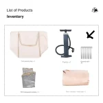 Toby's Inflatable Camping Tent-10 for 4-6 Person Waterproof Oxford Fabric Air Beam Tent with UV Protection, Quick Automatic Setup & Large Windows for Outdoor Camping - Image 12