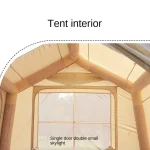 Toby's Inflatable Camping Tent-10 for 4-6 Person Waterproof Oxford Fabric Air Beam Tent with UV Protection, Quick Automatic Setup & Large Windows for Outdoor Camping - Image 4