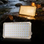 Toby&rsquo;s CPL-T48 150W Portable LED Solar Work Light 15000 Lumens Rechargeable Flood Light with Solar & USB Charging IP66 Waterproof