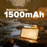 Toby&rsquo;s CPL-T48 150W Portable LED Solar Work Light 15000 Lumens Rechargeable Flood Light with Solar & USB Charging IP66 Waterproof - Image 2