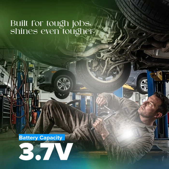 Toby&rsquo;s CPL-T47 1000 Lumens Rechargeable LED Work Light with Spot & Flood Modes Compact Emergency Light - Image 5