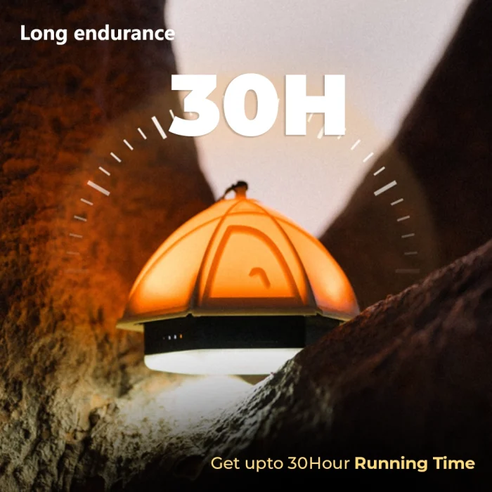 TBS Design BV-03 Camping Light 300LM Rechargeable LED Lantern 2000mAh USB Type-C Tent Lamp with Dimming - Image 8