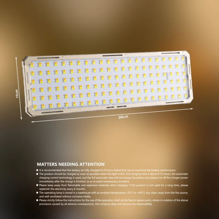Toby&rsquo;s CPL-T49 1000W Portable Solar LED Flood Light Rechargeable Work Lamp IP66 Waterproof for Construction & Camping - Image 12