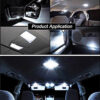 Super White COB 18-SMD LED Car Interior Roof Light